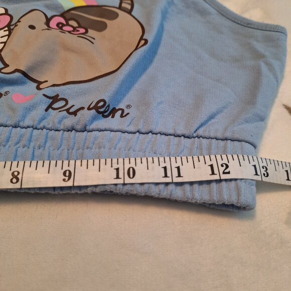 Hello Kitty x Pusheen Women's Sleeveless Wide Strap Cropped Tank Top Size M - Picture 3 of 8